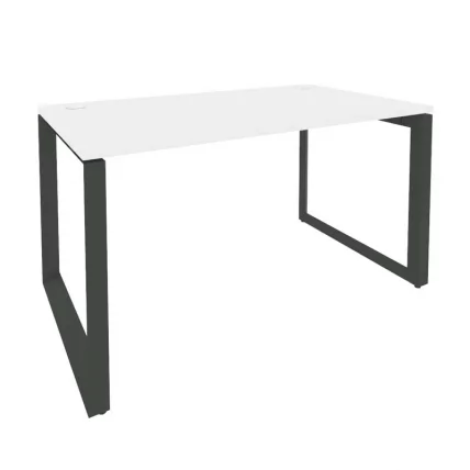 Стол рабочий на О-образном м/к ОНИКС О.МО-СП-3.8 Белый Бриллиант/Антрацит / ONIX O.MO-SP-3.8_0