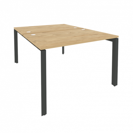 Рабочая станция на П-образном м/к ОНИКС О.МП-Д.РС-2.2.8 Тиквуд Светлый/Антрацит / ONIX O.MP-D.RS-2.2.8_0