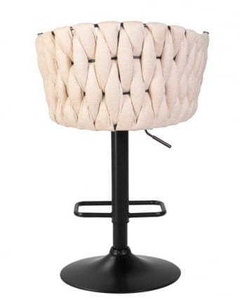 Стул барный ДОБРИН ЛЕОН (бежевая ткань (ЛАР 275-1)) 2 шт / DOBRIN LEON (LAR_5