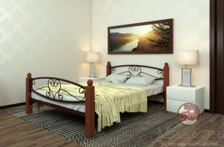 Кровать Каролина Lux plus 1200х1900 Медная_1