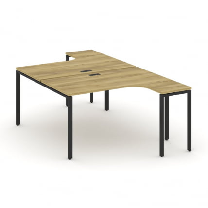 Рабочая станция CONCEPT CN.DSA-001 Дуб Винченцо Черный_0