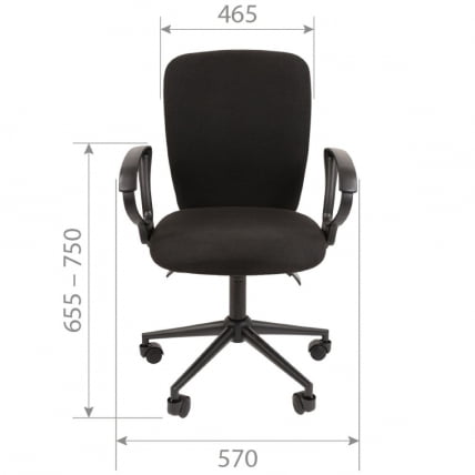 Офисное кресло CHAIRMAN 9801 BLACK Серый_4