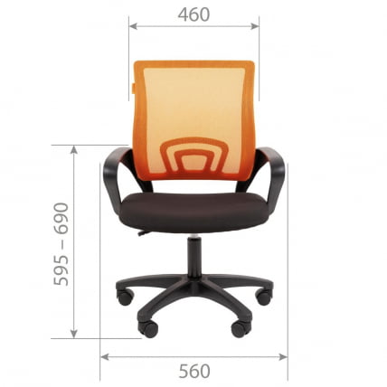 Кресло оператора CХАИРМАН 696 ЛТ (ЛТ) Н (Н) Синий / CHAIRMAN (LT) (N)_4