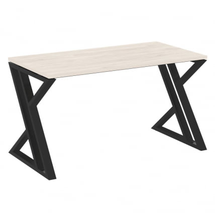 Стол рабочий LOFT VR.L-SRZ-3.7 Металл черный Денвер светлый_0