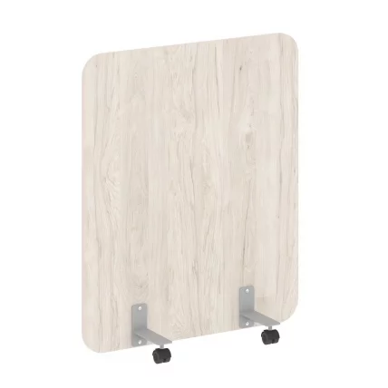 Перегородка на металлических опорах, на роликах R-line  DP.R-100-120 Денвер Светлый_0