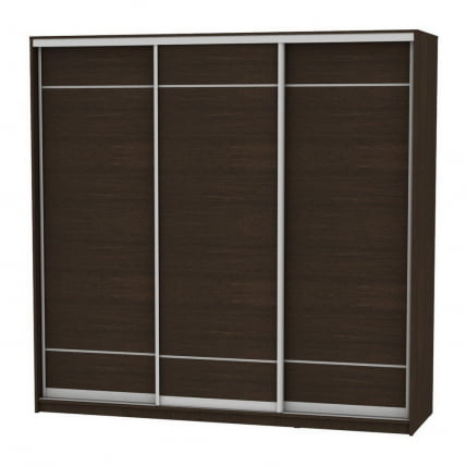 Шкаф-купе B-230х235х60-1(Венге-D7D7D7)_0