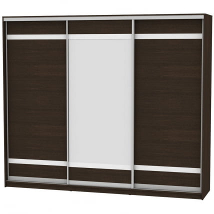 Шкаф-купе B-230х270х60-3(Венге-D9D10D9)_0