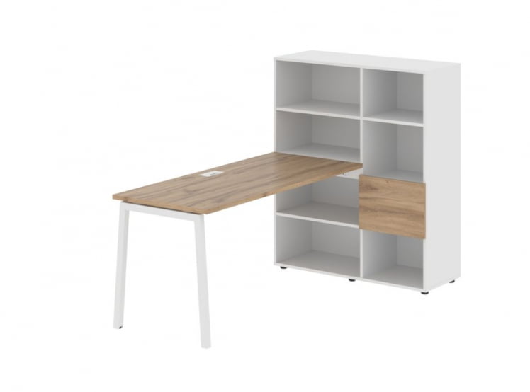 Рабочая станция ЕДИС ЕЛРСТ 1115 Дуб Денвер светлый Белый Белый / EDIS ELRST_0