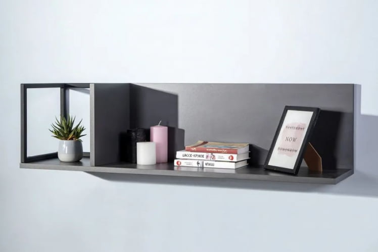 Полка навесная CITY 400955831h Графит_6