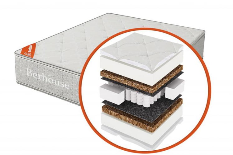 Матрас Мега холкон-кокос (Берхоусе) Размер: 900х1900 мм / Mega (Berhouse)_0