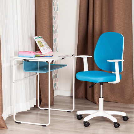 Кресло PLAY WHITE Blue (синий)_11