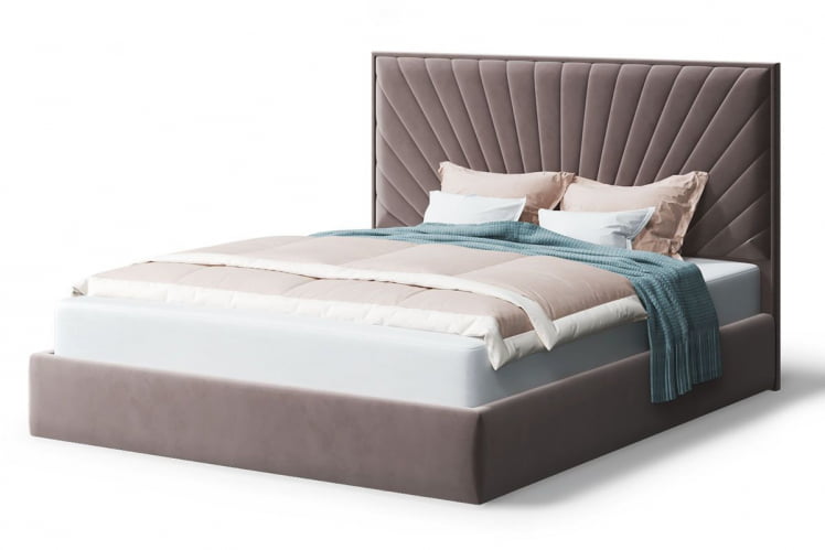 Кровать Леона, 2000 * 1400 мм, кофе_0