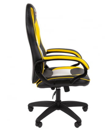 Кресло геймерское CHAIRMAN GAME 16 черный/желтый/белый_2
