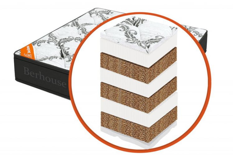 Матрас Imperial Suite латекс-кокос Gray Night (Berhouse) Размер: 1200х1950 мм _0