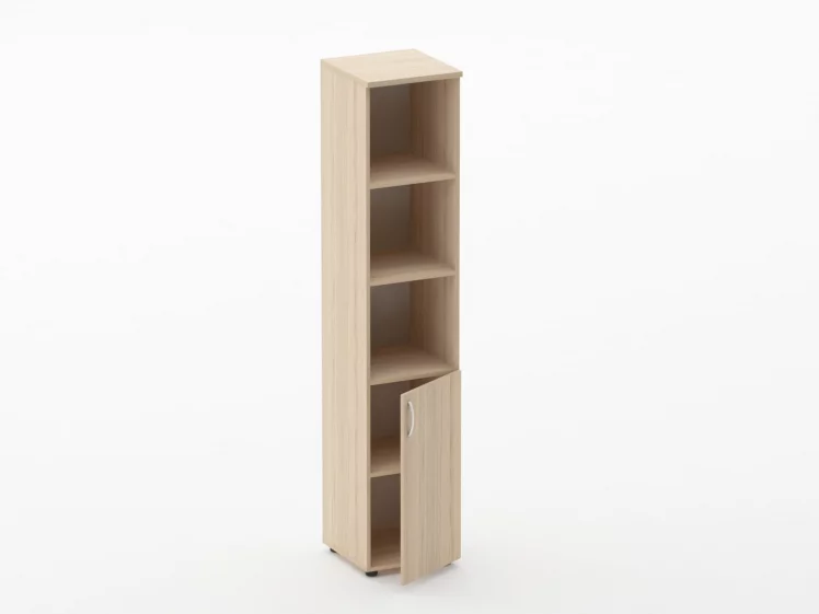 Шкаф высокий полуоткрытый Glassy 6.19.12Пр Венге_1