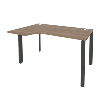 Стол эргономичный левый на П-образном м/к ОНИКС О.МП-СА-2Л Дуб Аризона/Антрацит / ONIX O.MP-SA-2L_0