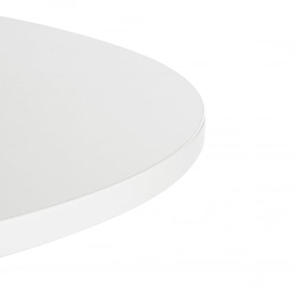 Стол УРАНУС ЛДСП/металл, 90кс90кс77 см, Белый/Черный / URANUS 90x90x77_2