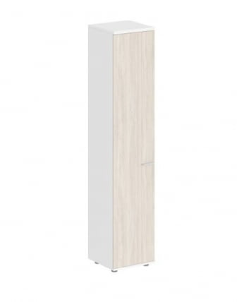 Шкаф высокий левый Sigma SG.812.WH.OL.L Белый Дуб светлый_0