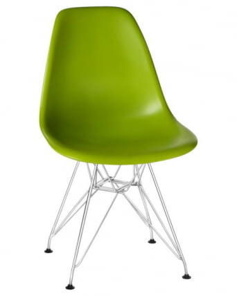 Стул обеденный ДОБРИН ДСР (ножки хром, цвет салатовый (Г-08)) 4 шт / DOBRIN DSR (G-08))_1