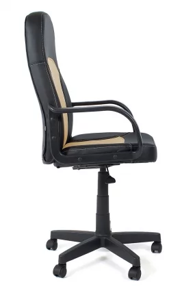 Кресло руководителя Parma черный+бежевый 36-6,36-34_2