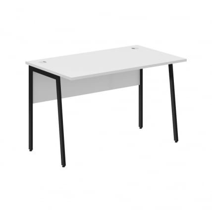 Стол рабочий IMAGO Plus СП-2P Белый Черный_0