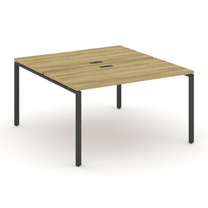 Рабочая станция двухсторонняя на 2 места CONCEPT CN.DRS-003 Дуб Винченцо Антрацит_0