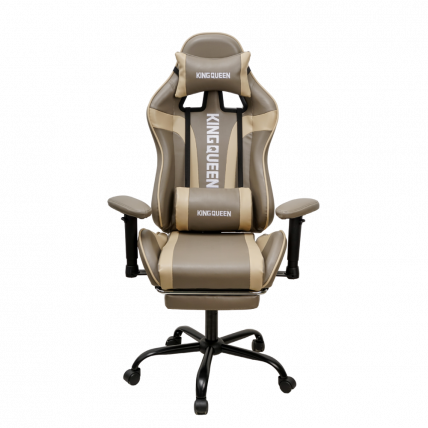 Кресло 896 KINGQUEEN, цвет светло-серый/бежевый 896-lgray-beige_3