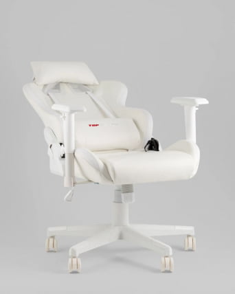 Кресло спортивное с подсветкой ТопЧаирс ГММ-080 белый / TopChairs GMM-080_6