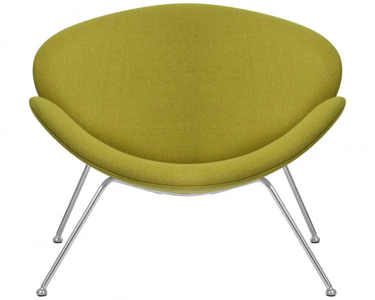 Кресло дизайнерское DOBRIN EMILY Светло-зеленая ткань AF3_5