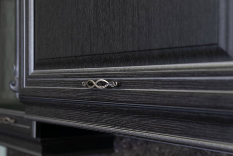 Кухонный гарнитур 2600 Италия №01 Черный Дуб темный_3