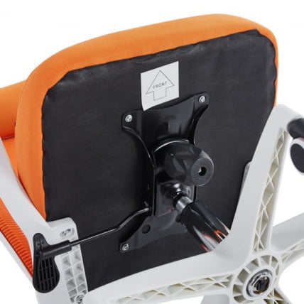 Кресло руководителя CХАИРМАН CХ636 ткань/сетка оранжевый, белый пластик (М) / CHAIRMAN CH636 (M)_6