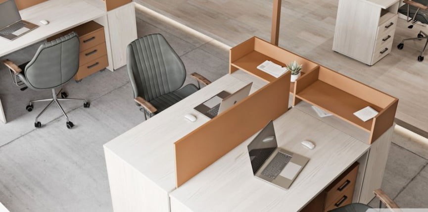 Экран настольный ЛЕМО Л-069-1 Карамель нюд / LEMO L-069-1_1