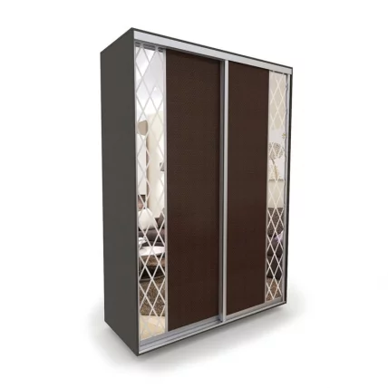 Шкаф-купе 2-х дверный Акцент-Вера КР 1000х600  Венге_0