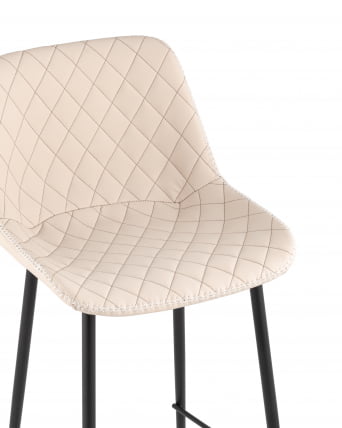 Стул барный Арч экокожа светло-серый / Arch_5