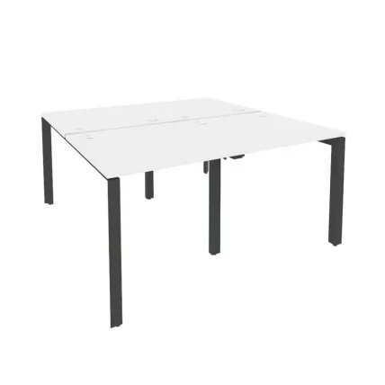 Рабочая станция на П-образном м/к ОНИКС О.МП-Д.РС-4.0.8 Белый Бриллиант/Антрацит / ONIX O.MP-D.RS-4.0.8_0