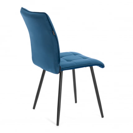 Стул обеденный Бари ЛТ, велюр, Дэрк блуе (темно-синий), 41х55х89 см / Bari LT, Dark blue_2
