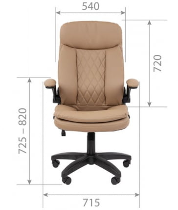 Кресло офисное CHAIRMAN 533 экокожа Бежевый Кресло офисное CHAIRMAN 533 экокожа Бежевый_3