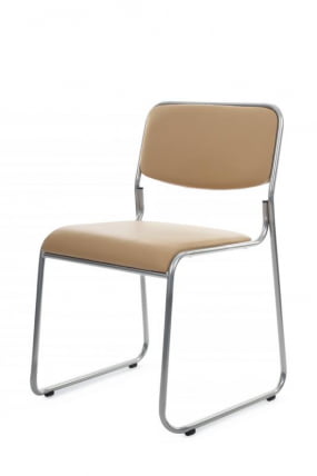 Кресло Никс РCХ ОМКЛ-02 Бежевый/Металл окрашенный Хром / Nix RCH OMKL-02_6