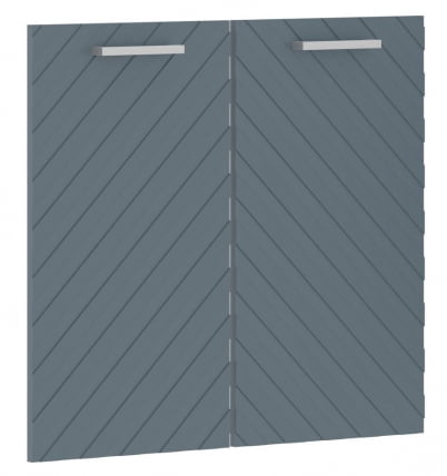 Двери низкие Torr LUX TLLD 42-2 Серо-голубые_0