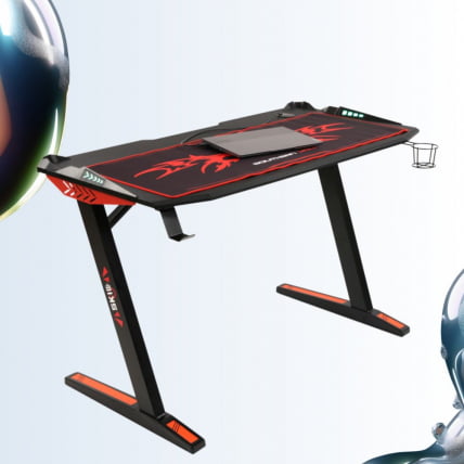 Игровой компьютерный стол SKILLL CTG-003 120X60 Черный-красный_14