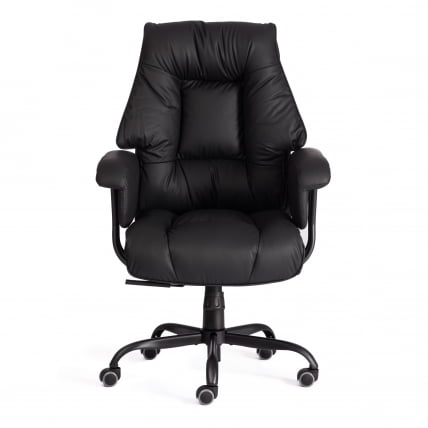 Кресло руководителя БРООКЛЙН кожзам, черный / BROOKLYN_5