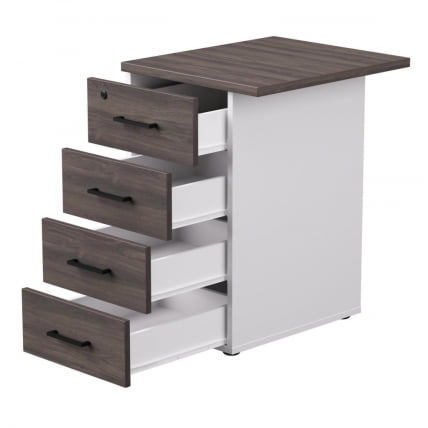 Тумба приставная с топом Everprof EVO 254Т1203 Дуб Пасадена Белый_1