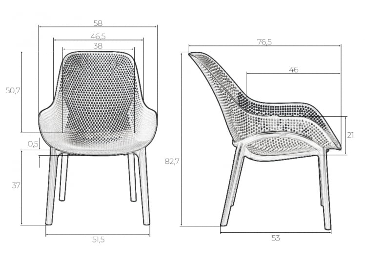 Кресло ДОБРИН ЛОНЗО (зеленый хаки (Г-17) c УФ-защитой) 4 шт / DOBRIN LONZO (G-17) c_9