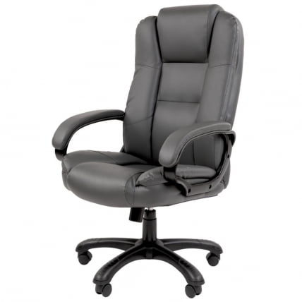 Кресло офисное CHAIRMAN 600 экокожа Серый_1