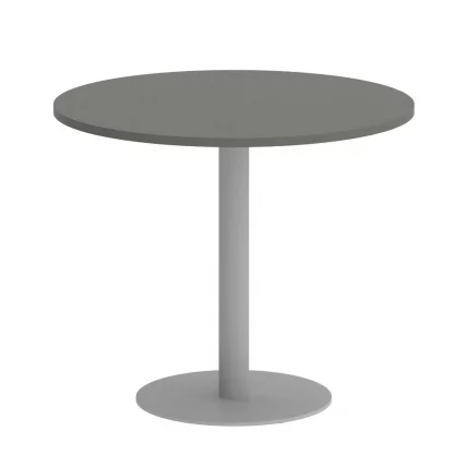 Стол журнальный круглый HOME OFFICE VR.SP-5-90.1 Металлик/Серый металл_0