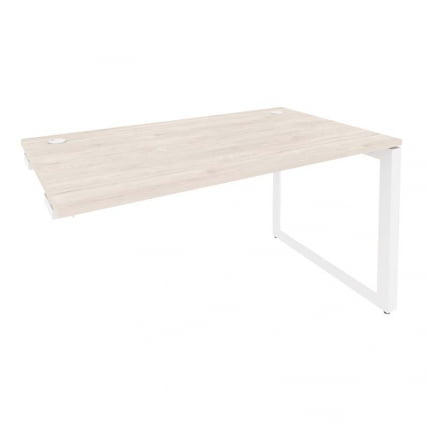 Стол-приставка на О-образном м/к к опорным элементам ONIX O.MO-SPR-3.8 Денвер Светлый/Белый_0