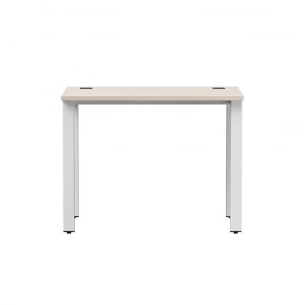 Стол прямой на металлокаркасе, опоры 45 гр Everprof EVO 254S001 Кашемир Белый_1