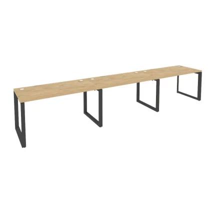 Рабочая станция на О-образном м/к ONIX O.MO-RS-3.3.7 Тиквуд Светлый/Антрацит_0