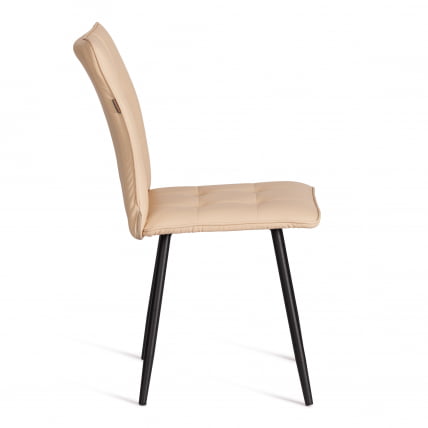 Стул обеденный Бари Бари ЛТ, экокожа, бежевая, 41х55х89 см / Bari Bari LT,_1