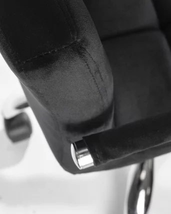 Офисное кресло для персонала DOBRIN TERRY Черный велюр MJ9-101_8